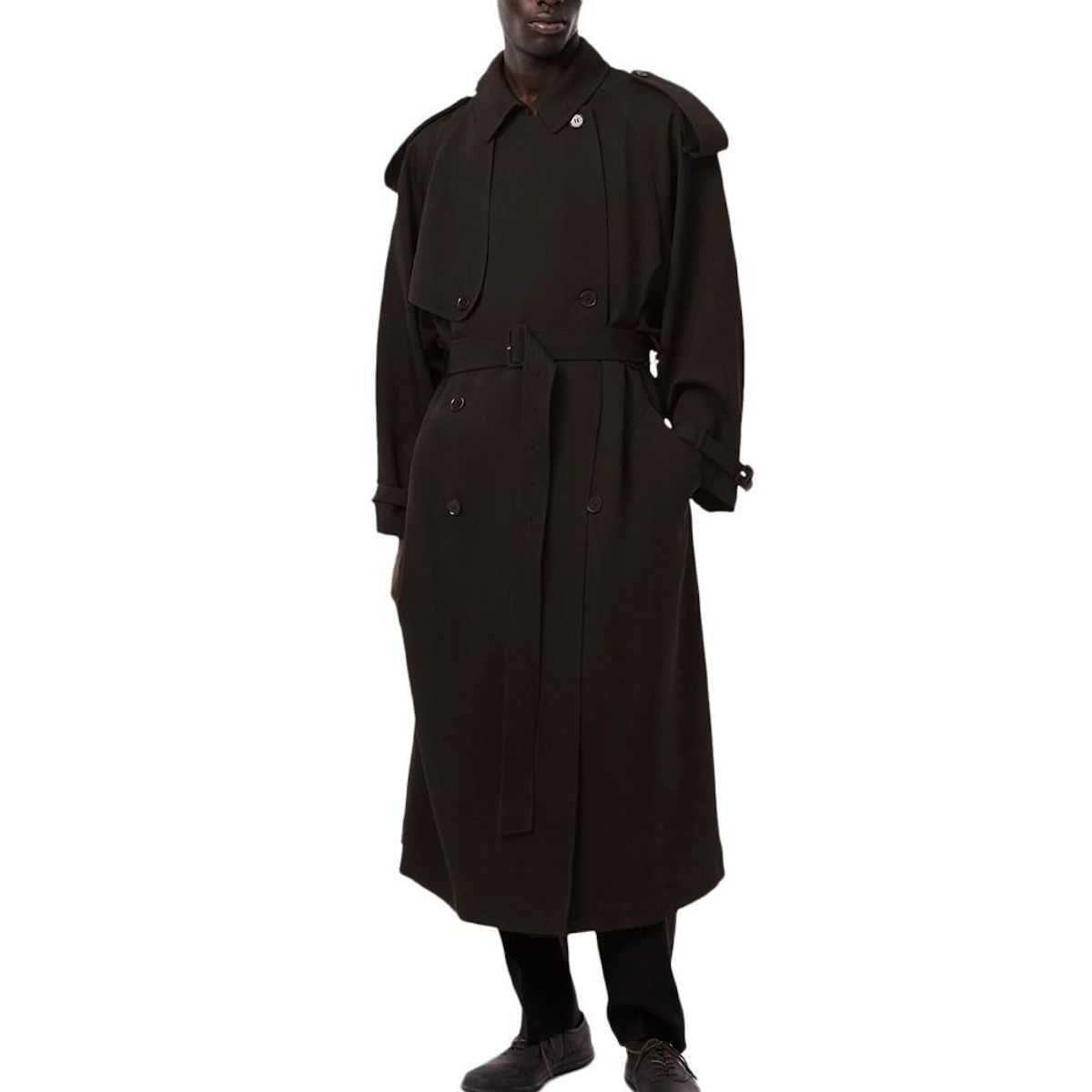 Lacoste Trench coat long  unisexe  acoste Runway Wooll