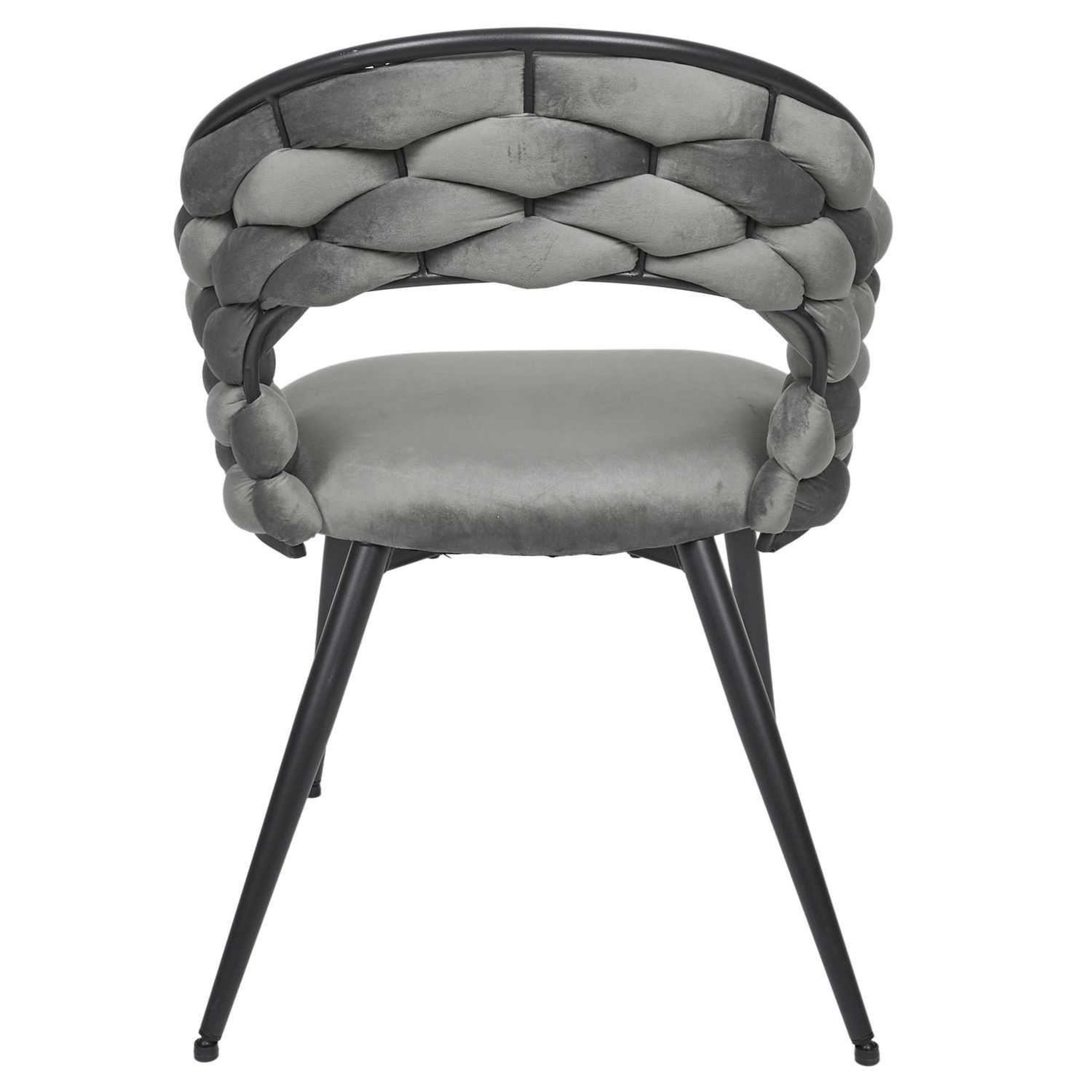 Voir la diapositive 5 : The Home Deco Factory Lot de 2 chaises assise tressée LUND