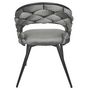 Voir la diapositive 5 : The Home Deco Factory Lot de 2 chaises assise tressée LUND