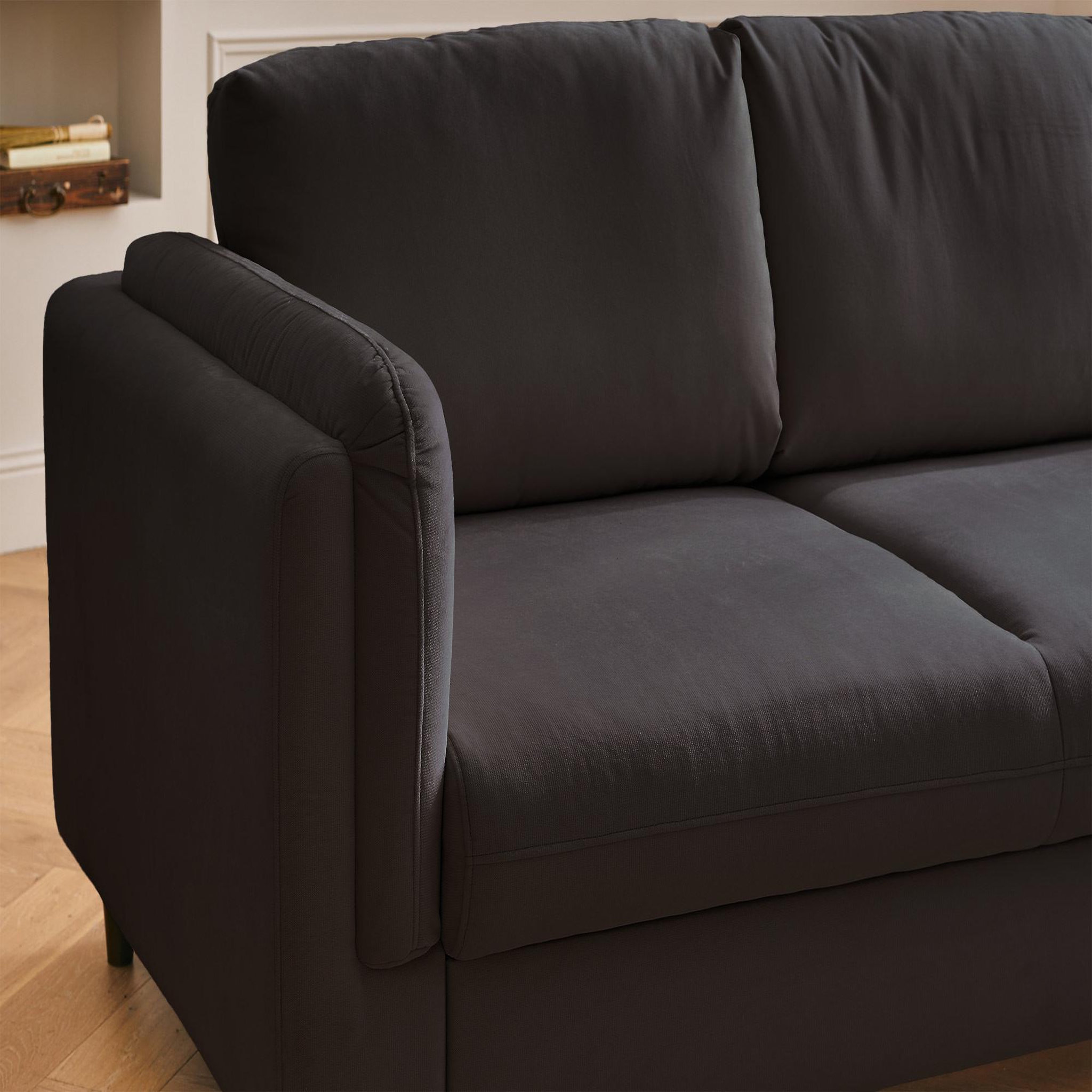 Voir la diapositive 3 : BEST MOBILIER Brooke - canapé 3 places - convertible - en velours