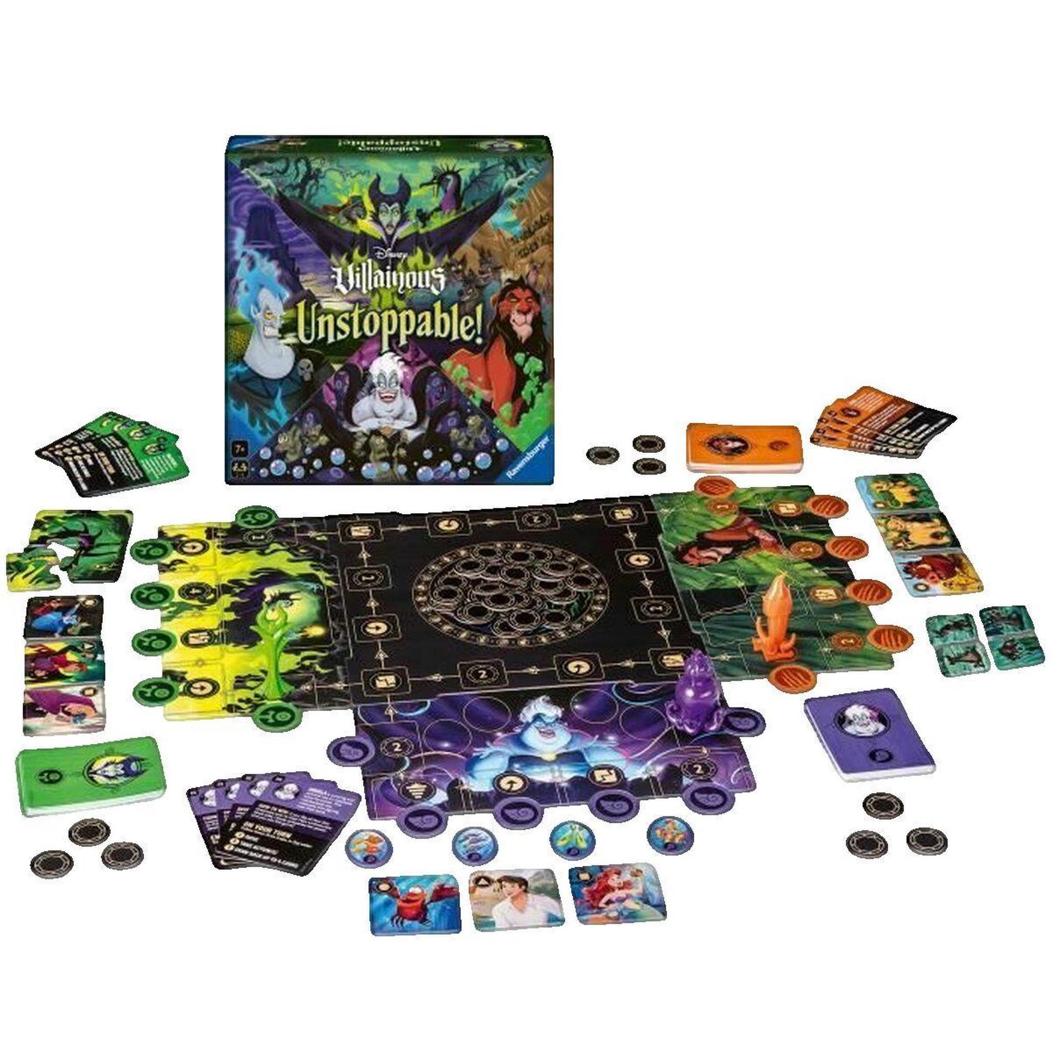 Voir la diapositive 2 : RAVENSBURGER Jeu de stratégie Ravensburger Disney Villainous Unstoppable !