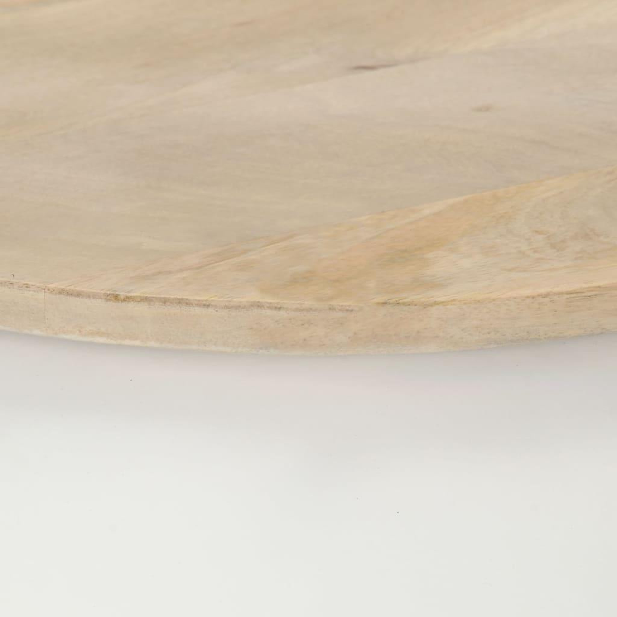 Voir la diapositive 4 : VIDAXL Table basse blanc 51x51x27 cm bois de manguier massif