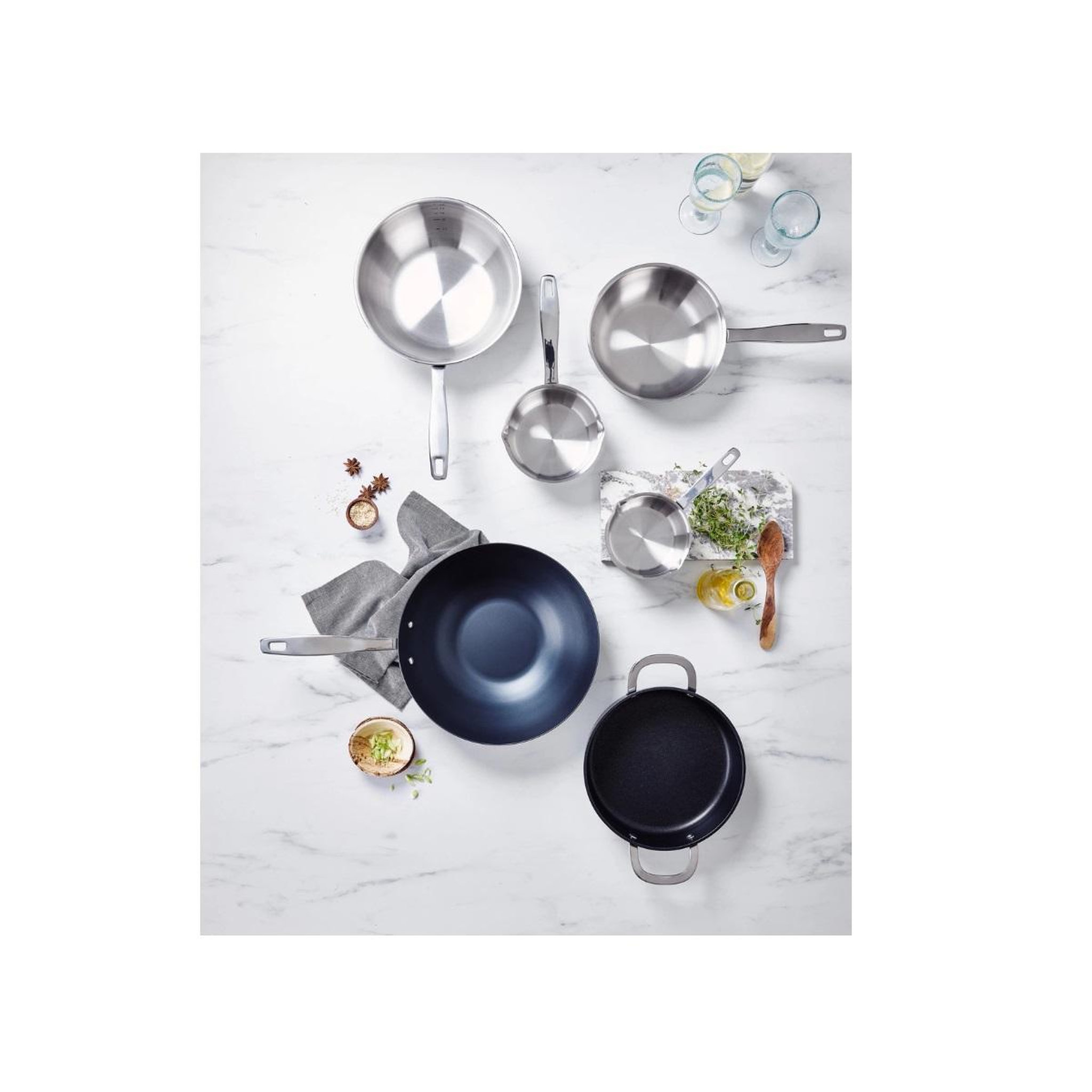 Voir la diapositive 5 : Beka Poêle wok en acier 31cm - 15028314