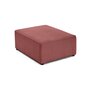 Voir la diapositive 3 : BEST MOBILIER Topaze - pouf - en velours texturé