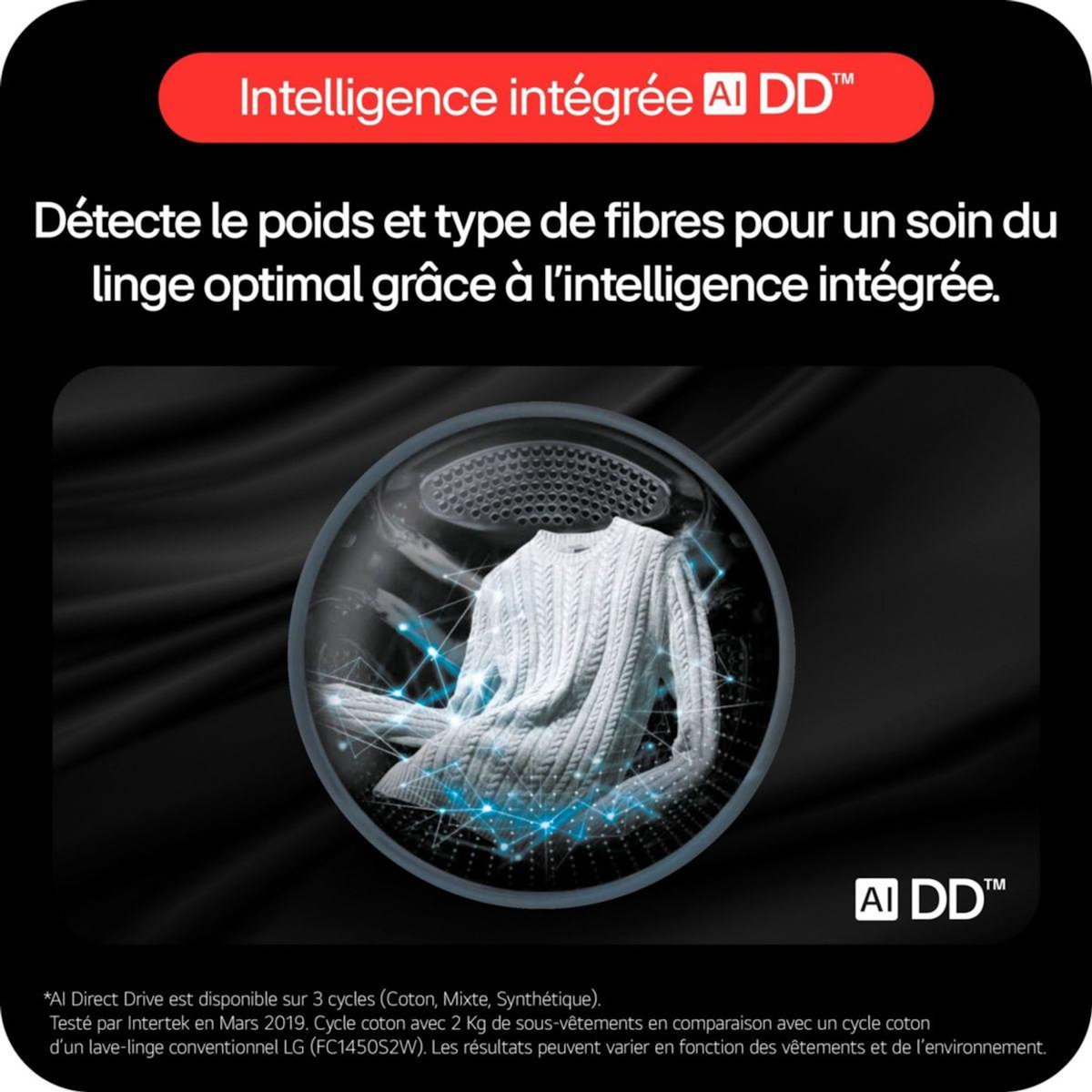 LG Lave linge hublot F20F12BST