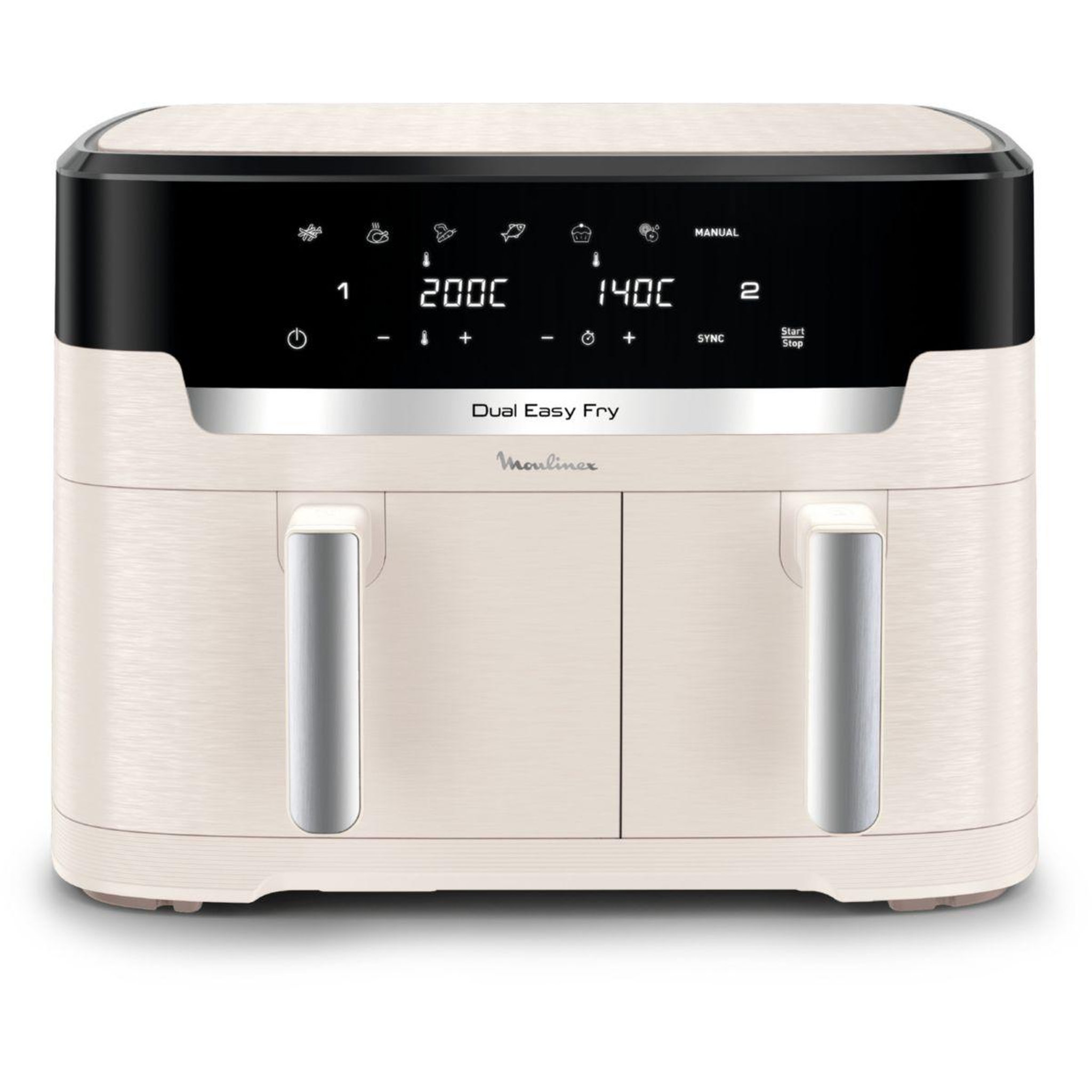 Voir la diapositive 1 : MOULINEX Friteuse sans huile Easy Fry Dual XXL EZ942AF0 10,5 L