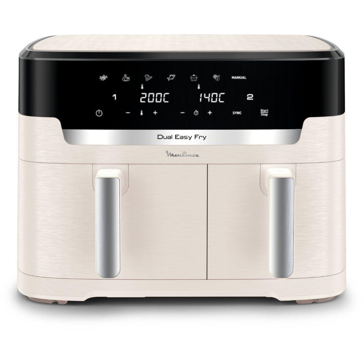 MOULINEX Friteuse sans huile Easy Fry Dual XXL EZ942AF0 10,5 L