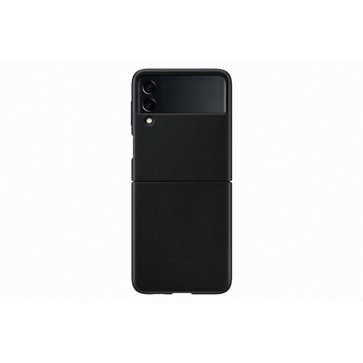 Samsung Coque Z Flip 3 Cuir noir