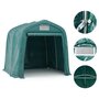 VIDAXL Tente de garage PVC 2,4x2,4 m Vert