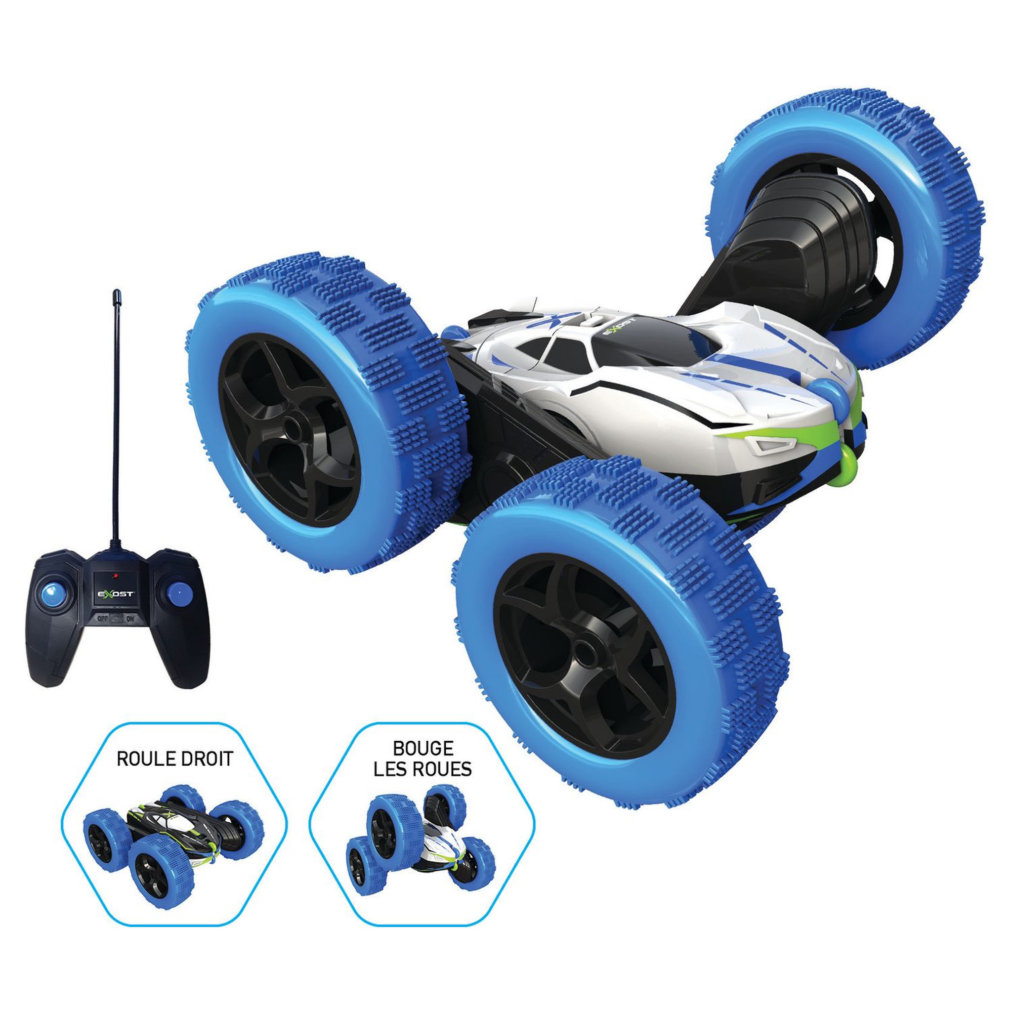 Voir la diapositive 3 : Voiture Radiocommandée New Storm Bleue