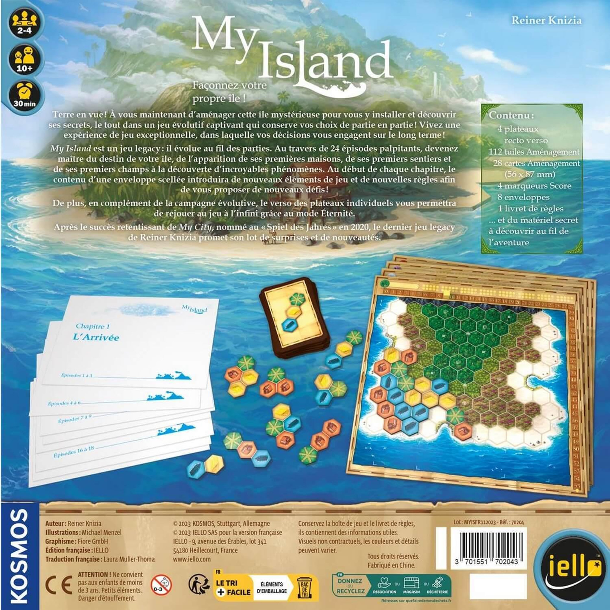 Voir la diapositive 3 : Iello Jeu de stratégie Iello My Island