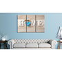 Voir la diapositive 2 : Paris Prix Tableau Imprimé  Home : Blue Love