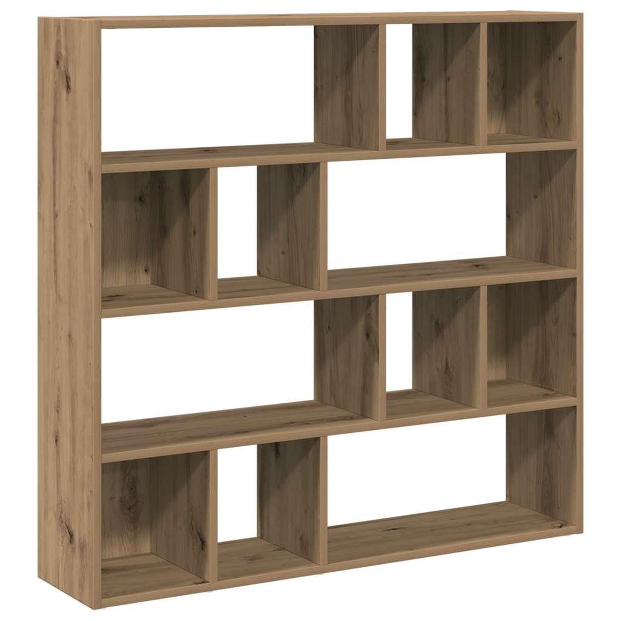 Voir la diapositive 2 : VIDAXL Bibliotheque/Separateur de piece chene artisanal 105x24x102 cm