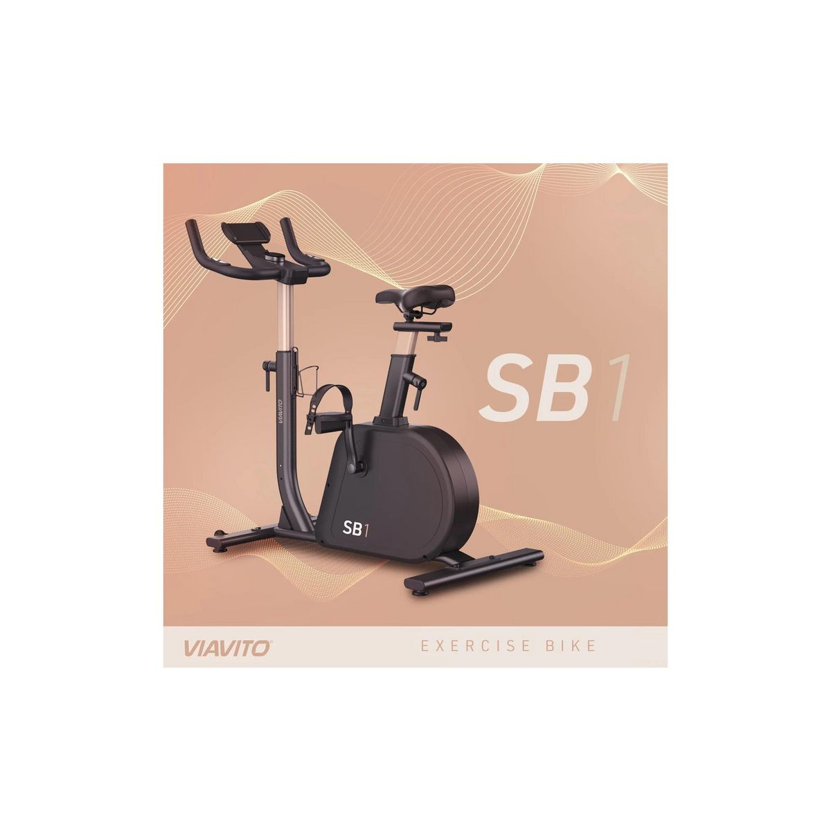 VIAVITO Vélo d'appartement de fitness - Viavito - Modèle SB1 - Ecran LED