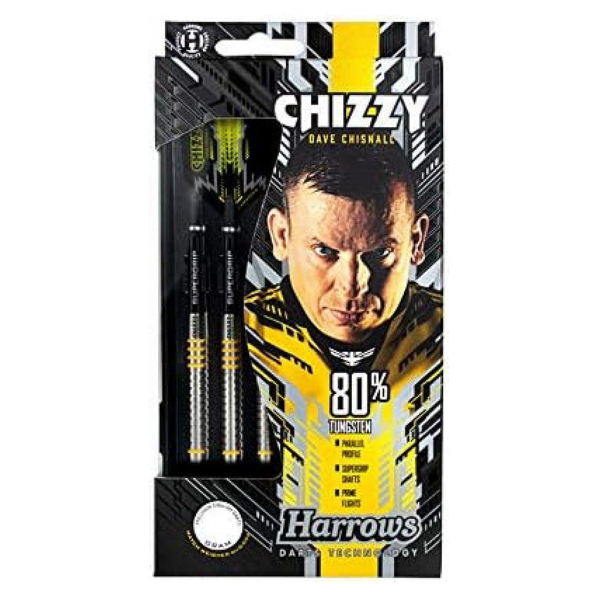 Harrows Fléchettes chizzy 80 steel 26g r