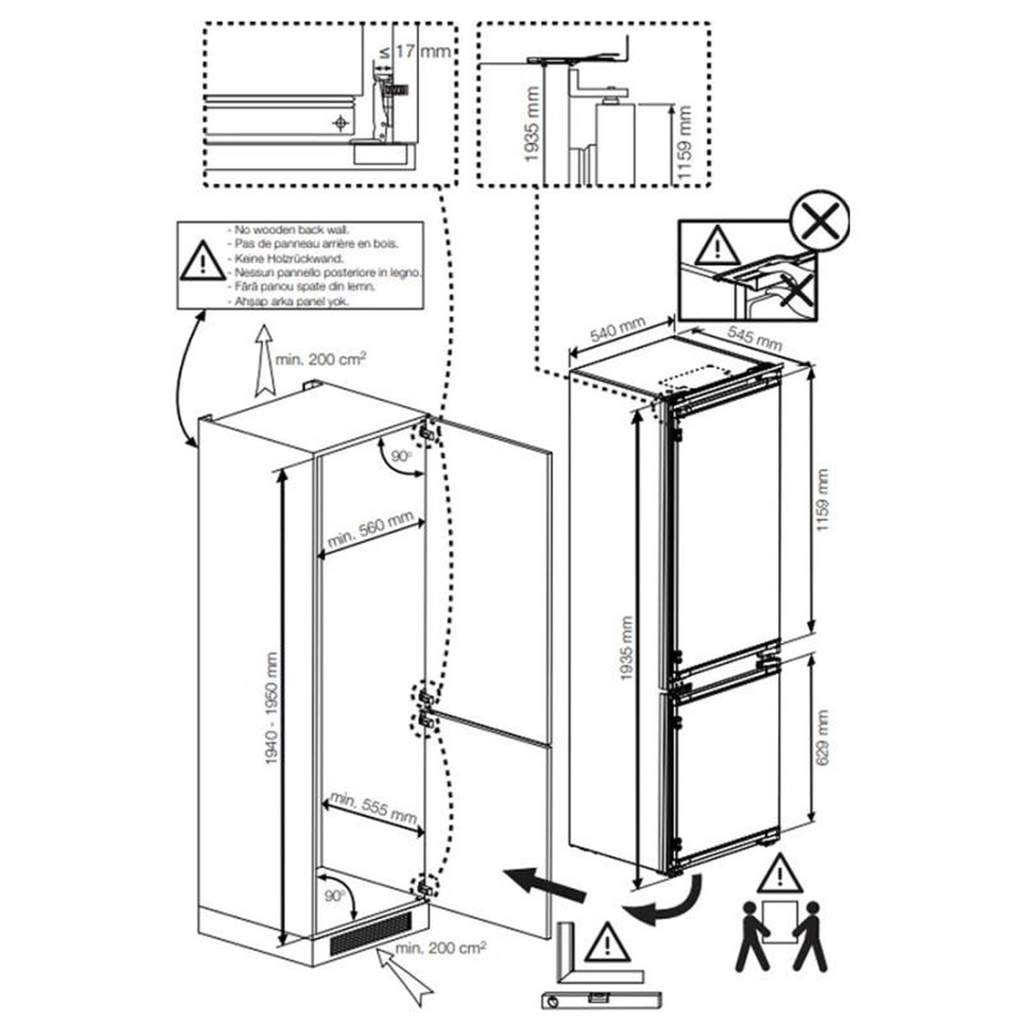 Voir la diapositive 6 : Beko Réfrigérateur 1 porte 60cm 365l blanc - B1RMLNE444W
