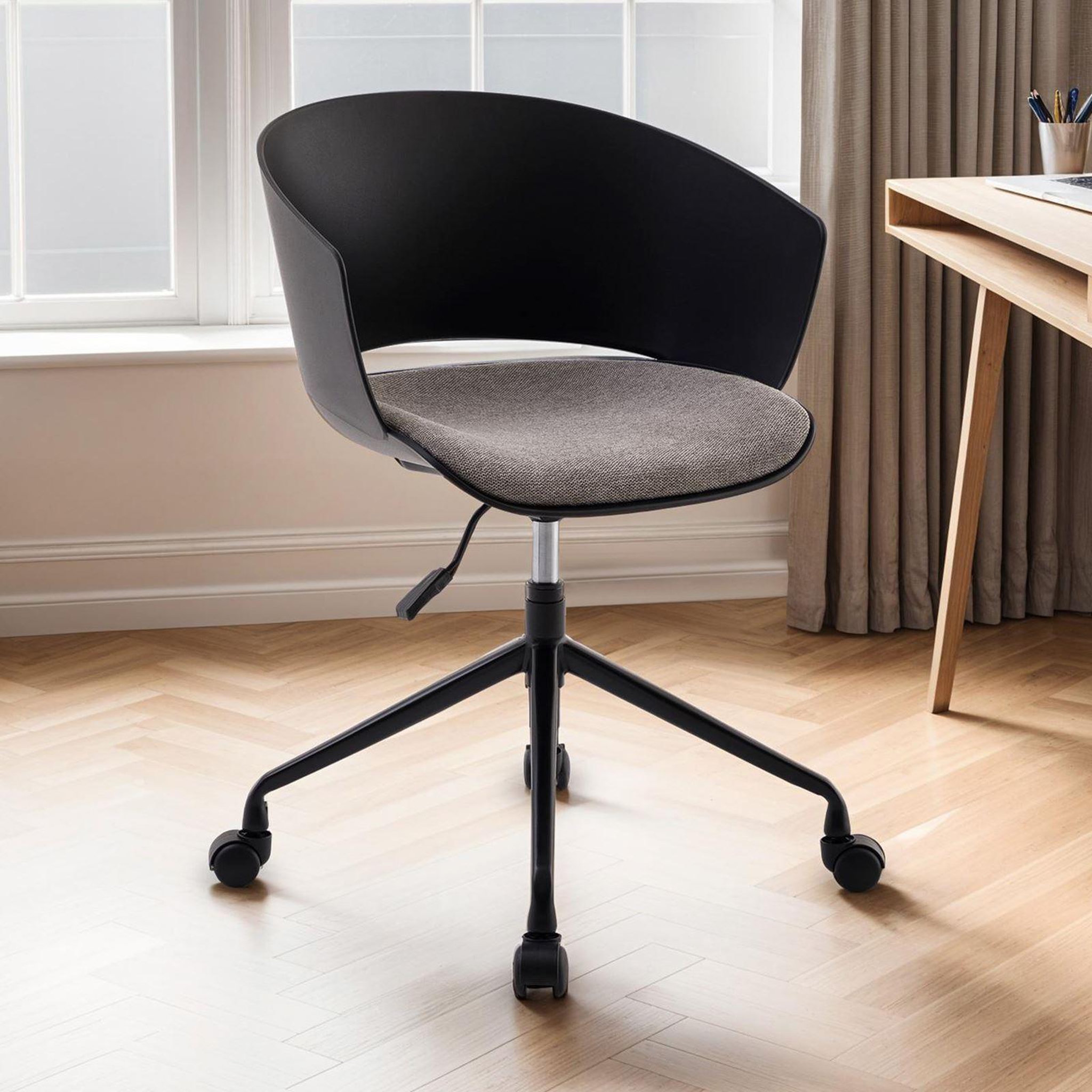 Voir la diapositive 2 : IDIMEX Chaise de bureau pivotante dagma, en plastique