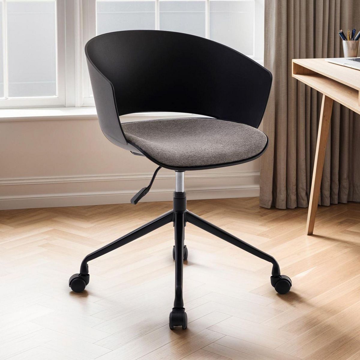 IDIMEX Chaise de bureau pivotante DAGMA, en plastique