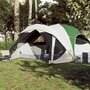 Voir la diapositive 3 : VIDAXL Tente de cabine familiale 6 personnes vert impermeable