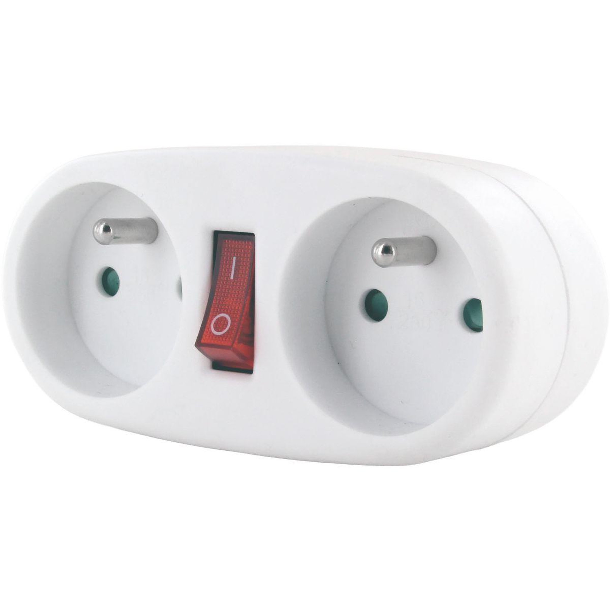 Voir la diapositive 2 : ESSENTIEL B Multiprise 2 prises 2x16a/230v (2p+t)