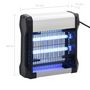 Voir la diapositive 6 : VIDAXL Lampe anti-insectes Noir Aluminium ABS 12 W