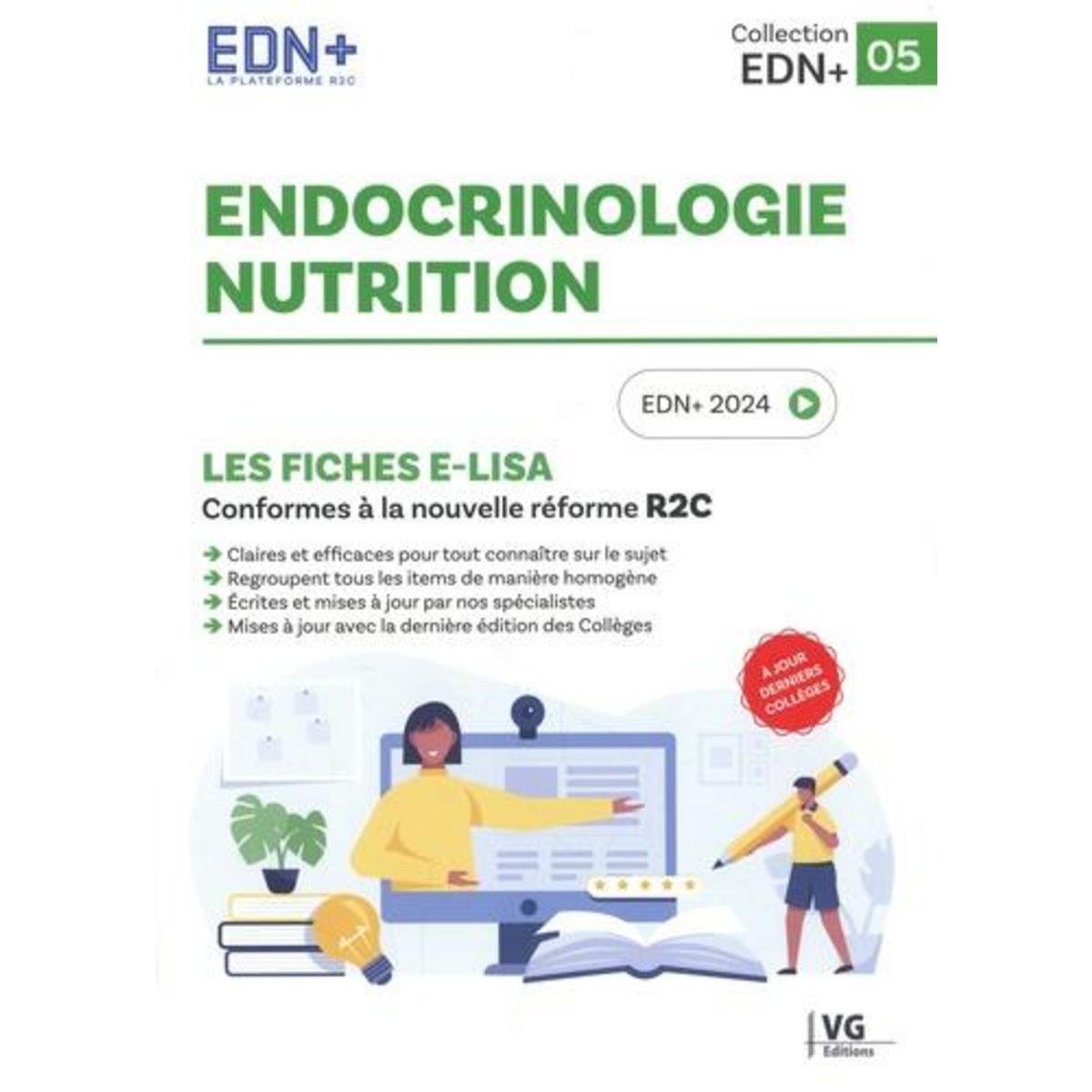 ENDOCRINOLOGIE, NUTRITION. LES FICHES E-LISA, EDITION 2024, Vernazobres-Grego