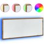 Voir la diapositive 2 : VIDAXL Miroir de salle de bain a LED chene artisanal bois d'ingenierie