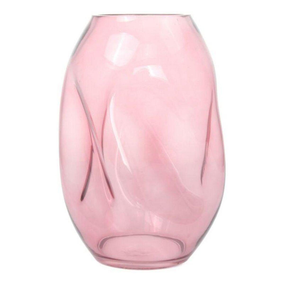 Paris Prix Vase Design en Verre Soufflé  Diney  25cm Rose