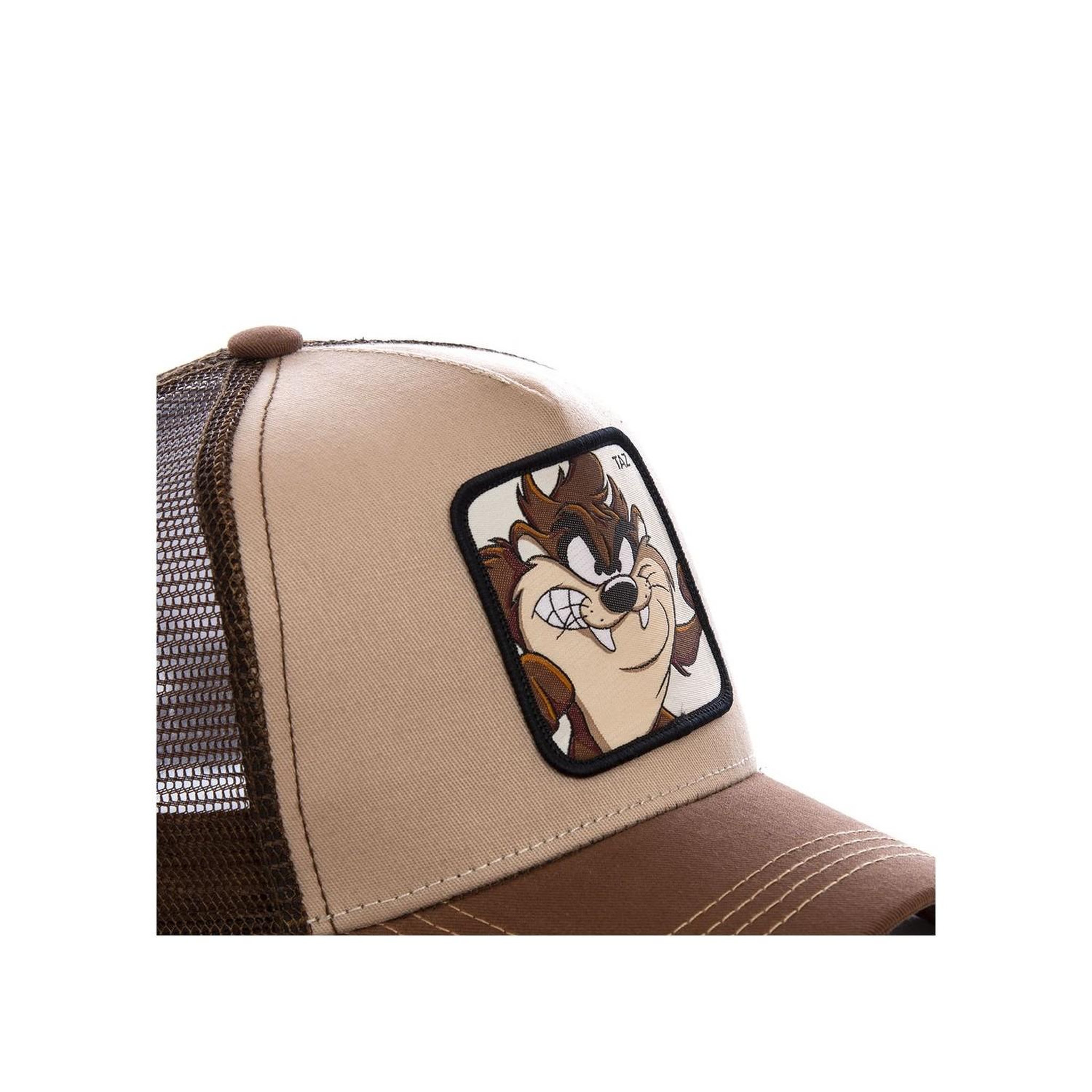 Voir la diapositive 3 : CAPSLAB Casquette Capslab Looney Tunes Taz Marron