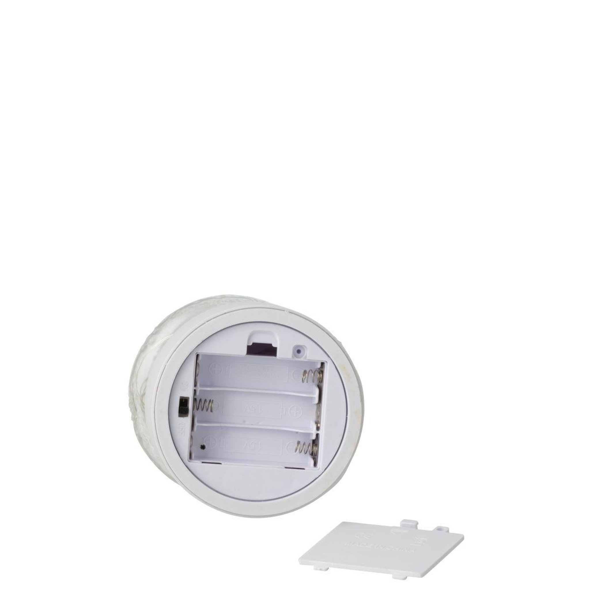 Voir la diapositive 3 : J-LINE Sapin tournant à led  lenard  27cm blanc
