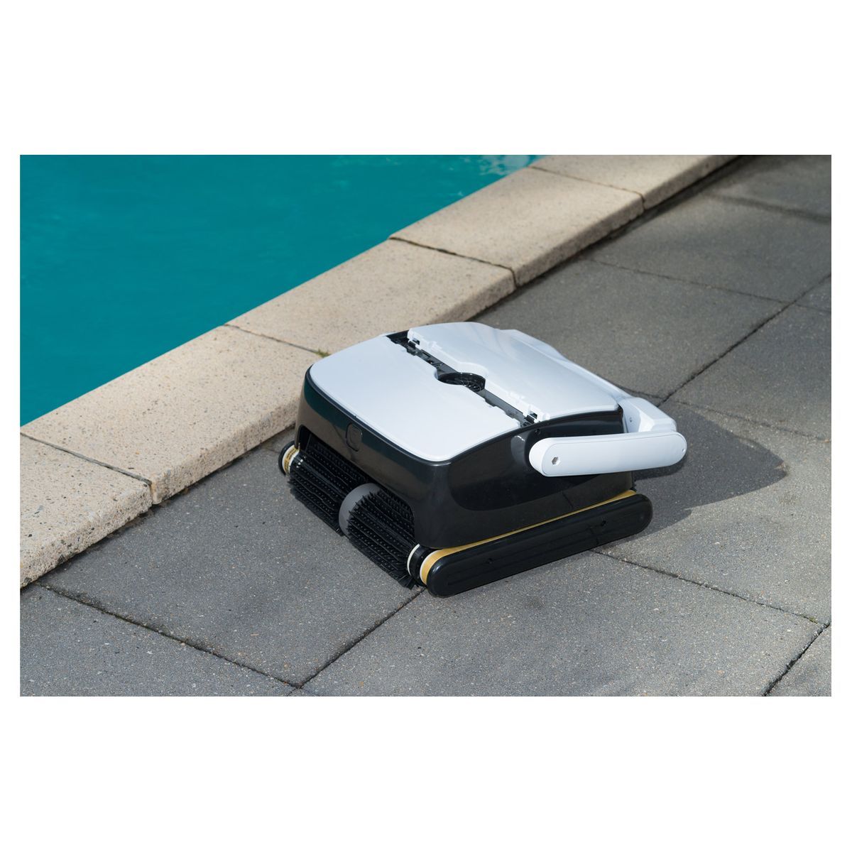 UBBINK Robot de piscine Robotclean Accu 4 Pool noir et blanc