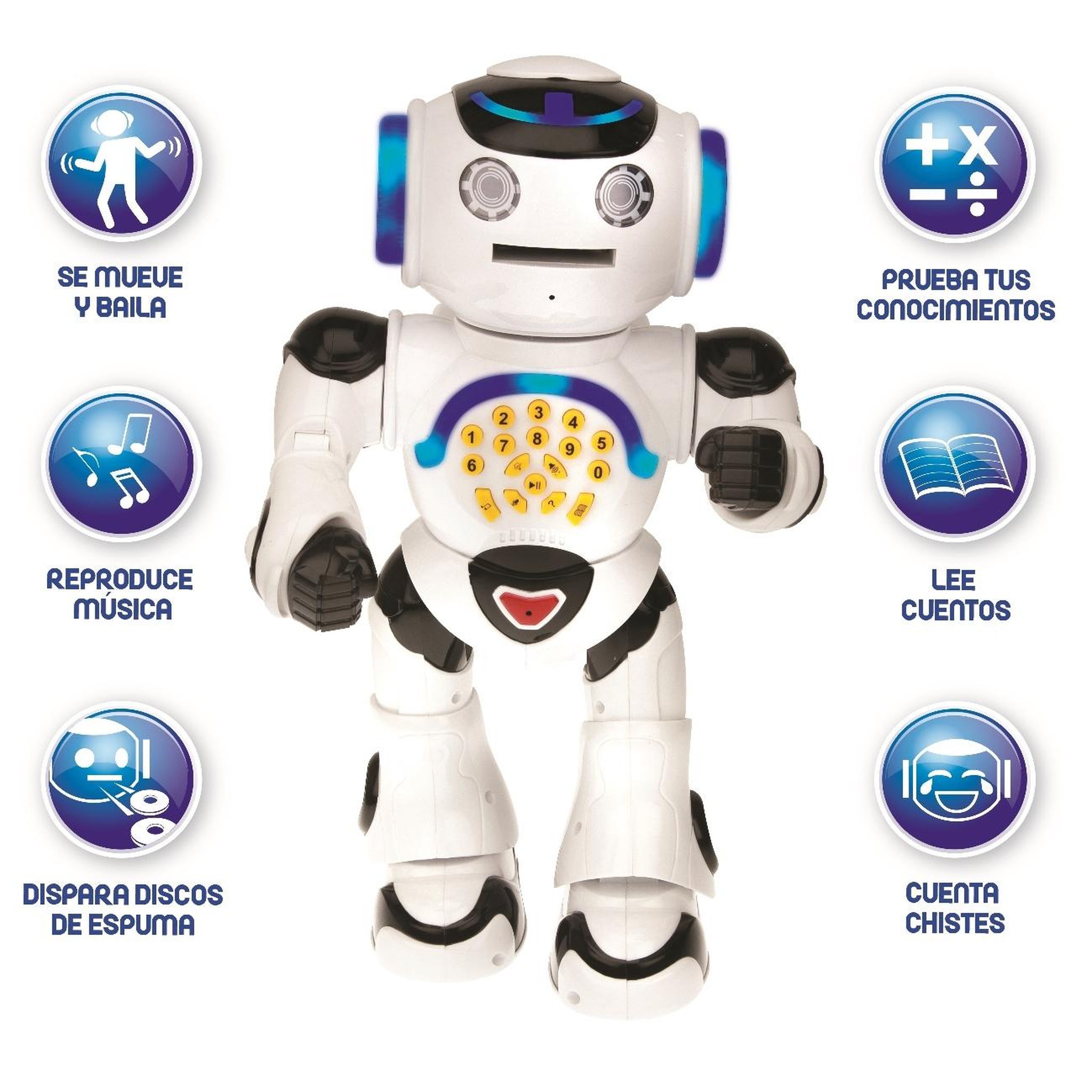 Voir la diapositive 2 : Lexibook POWERMAN Robot Interactif (Espagnol)