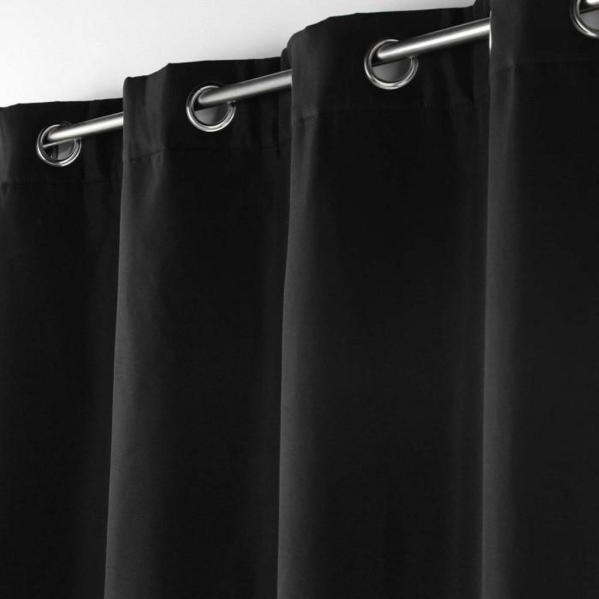 Paris Prix Rideau Isolant Thermique  Micropolar  135x260cm Noir