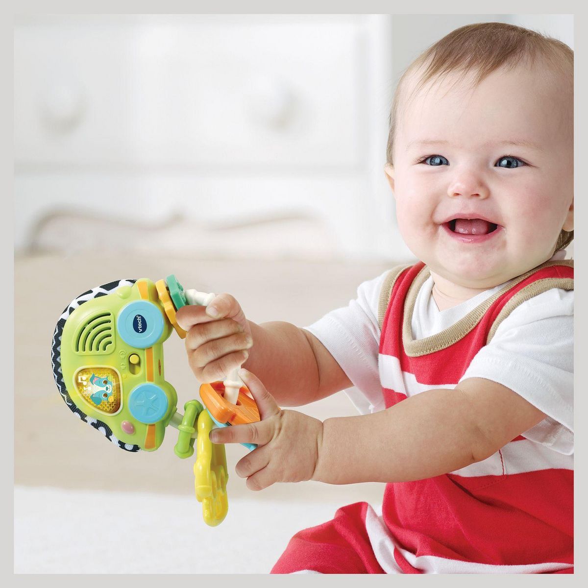 VTECH BABY Mon hochet sensoriel clés magiques (plastique à base de plantes)