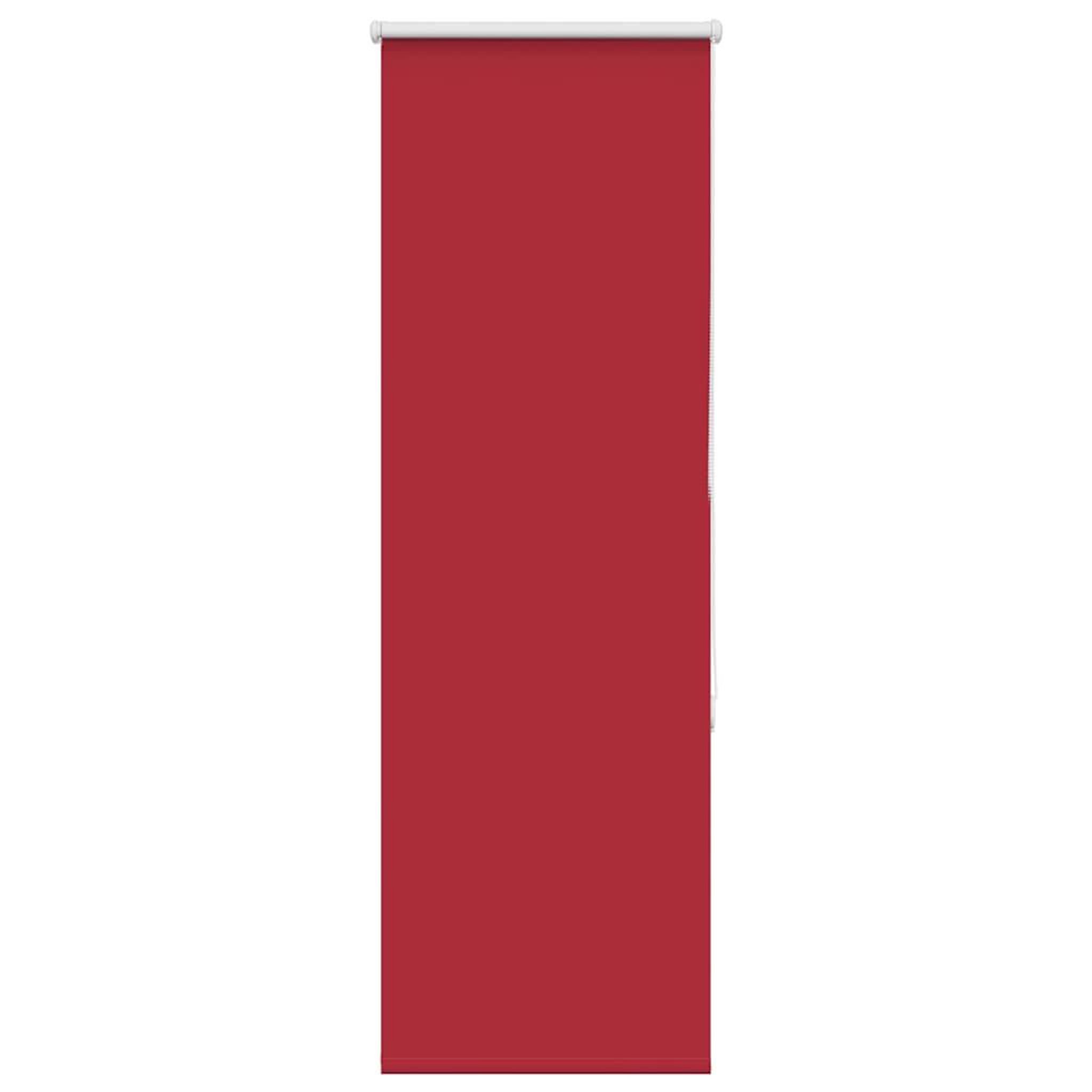 Voir la diapositive 2 : VIDAXL Store enrouleur occultant rouge largeur du tissu 45,7 cm
