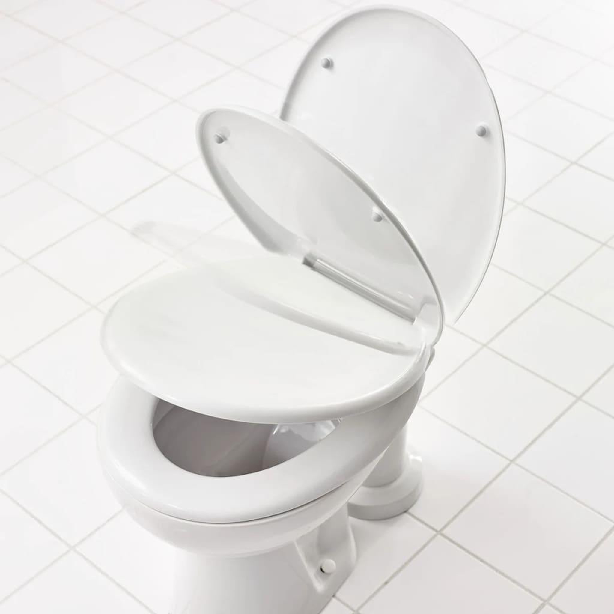 Voir la diapositive 2 : RIDDER RIDDER Siege de toilette fermeture en douceur Premium Blanc A0070700