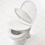 Voir la diapositive 2 : RIDDER RIDDER Siege de toilette fermeture en douceur Premium Blanc A0070700
