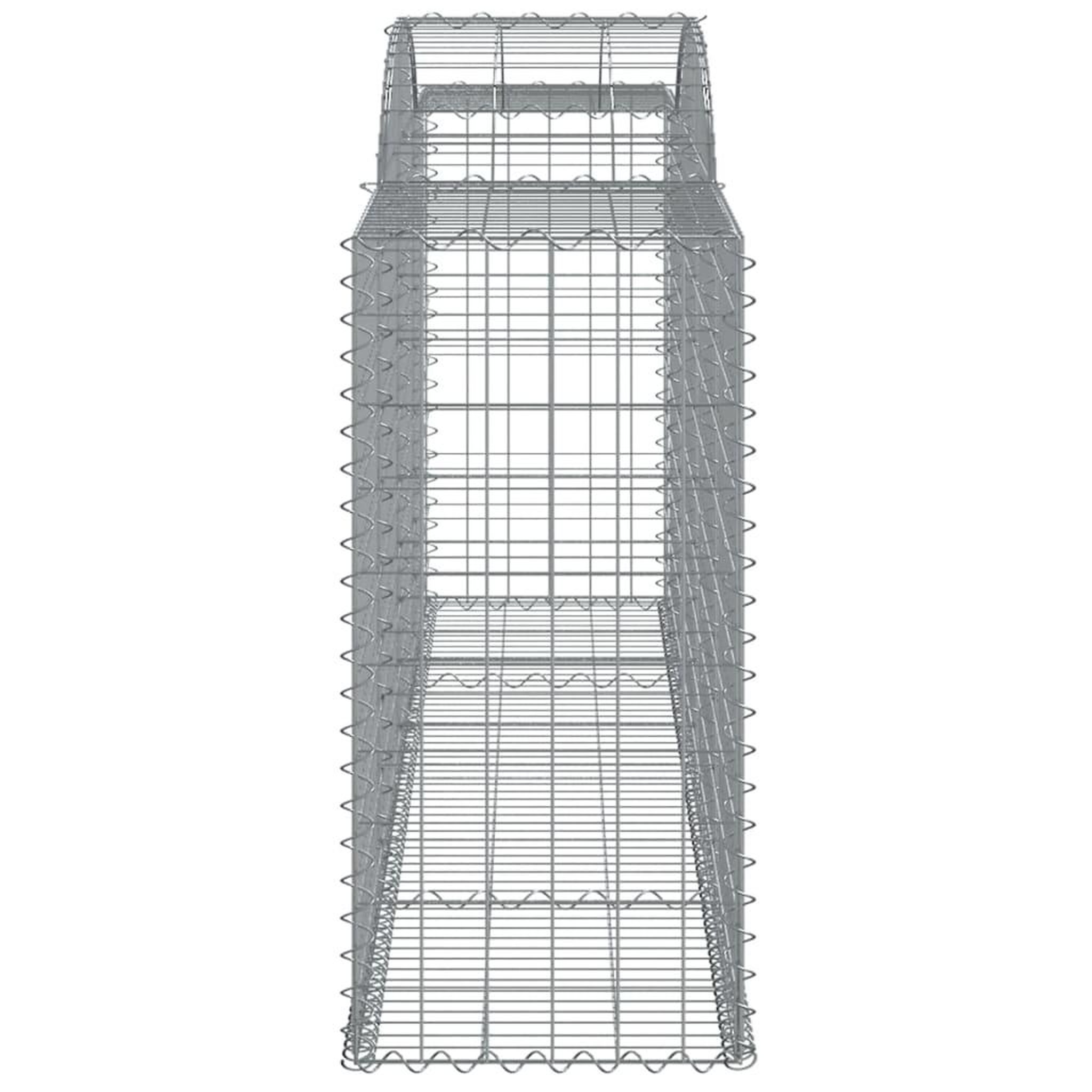Voir la diapositive 5 : VIDAXL Paniers a gabions arques 20 pcs 300x50x100/120 cm fer galvanise