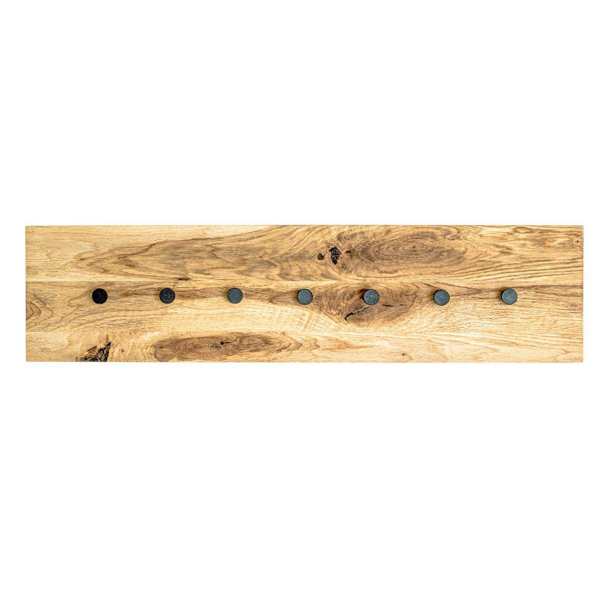 Paris Prix Patère murale 7 crochets  royal oak  80cm naturel