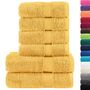 Voir la diapositive 2 : VIDAXL Ensemble de serviettes de qualité supérieure SOLUND 6 pcs doré