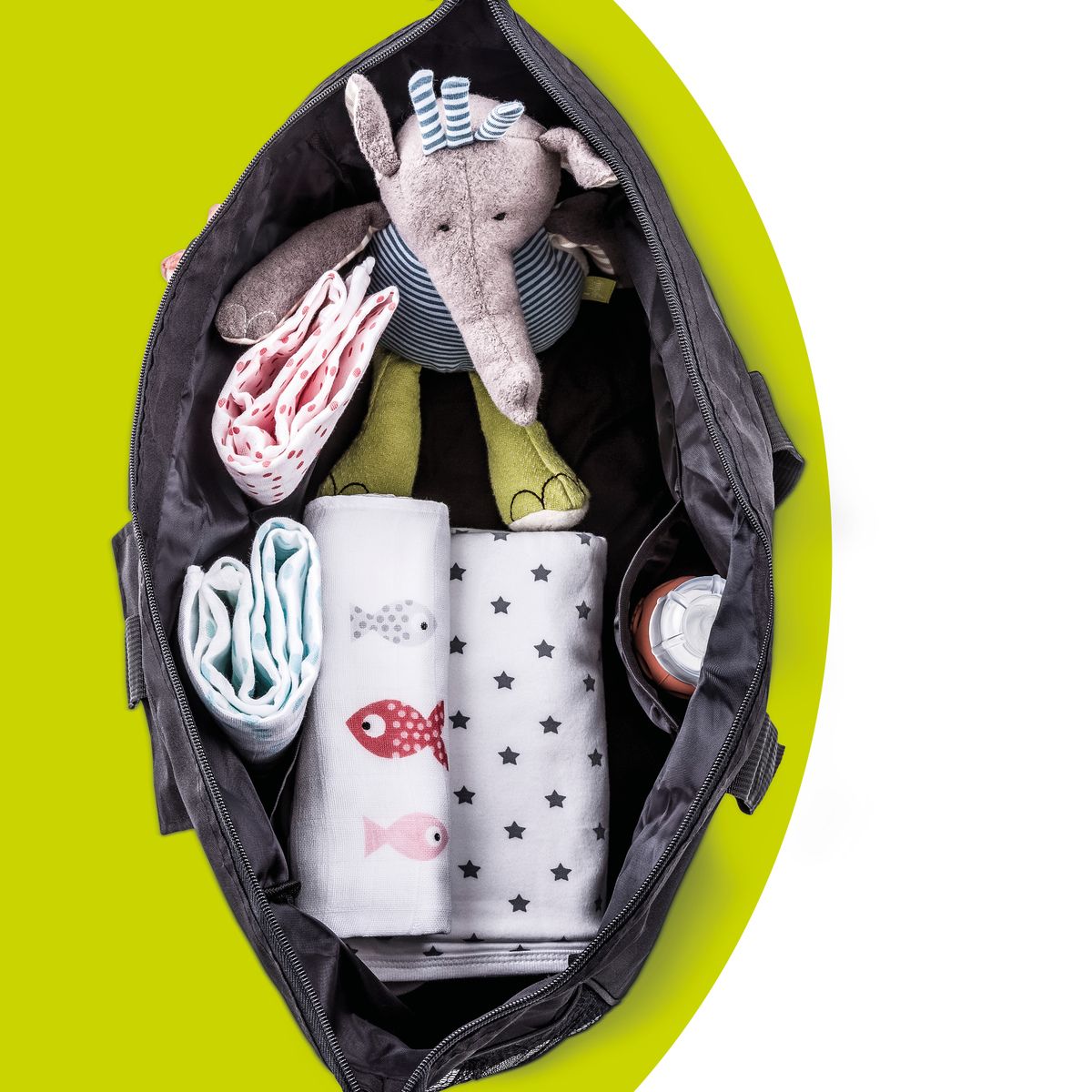 HAUCK Sac à Langer Care Me Charcoal