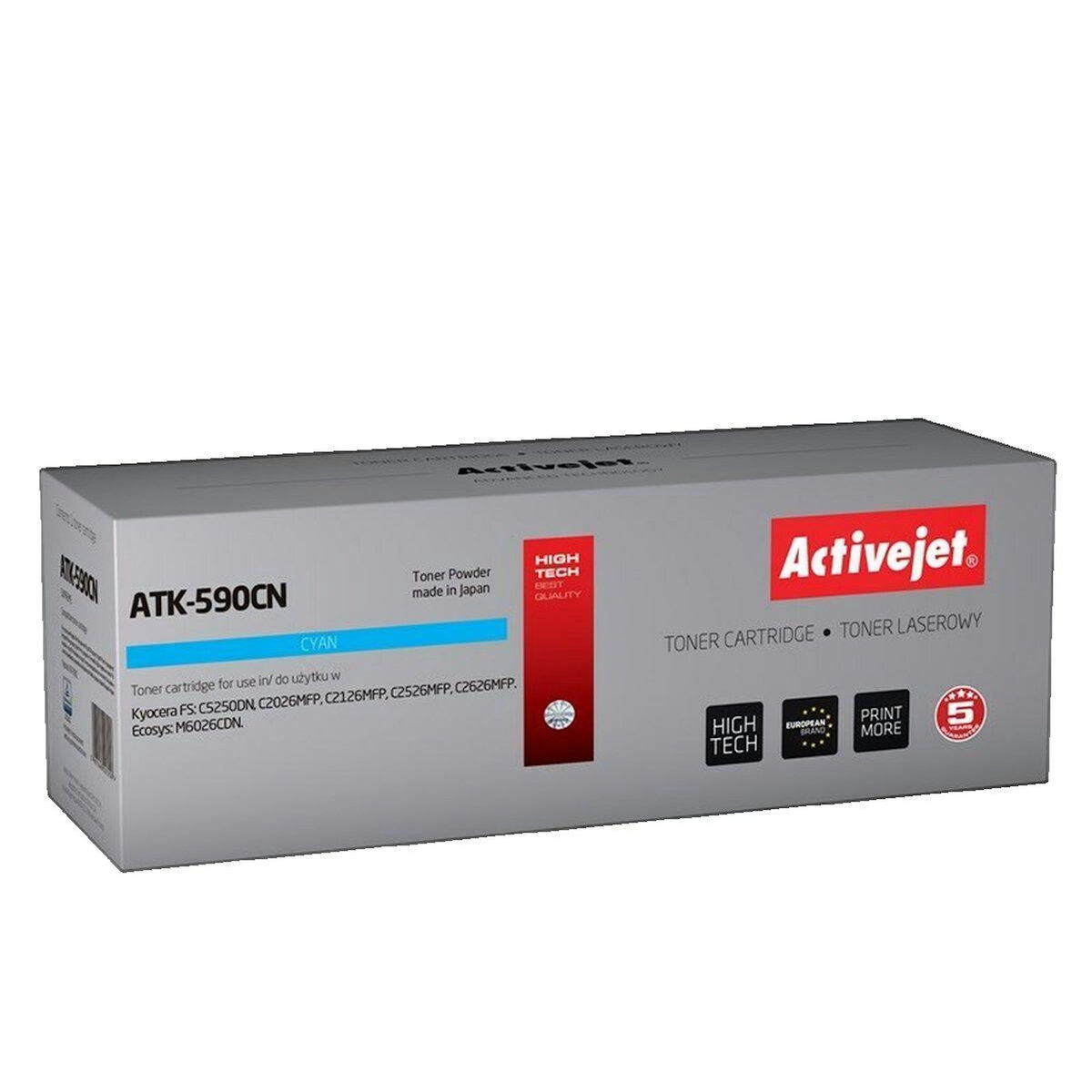 ActiveJet Cartouche de toner Activejet ATK-590CN cyan