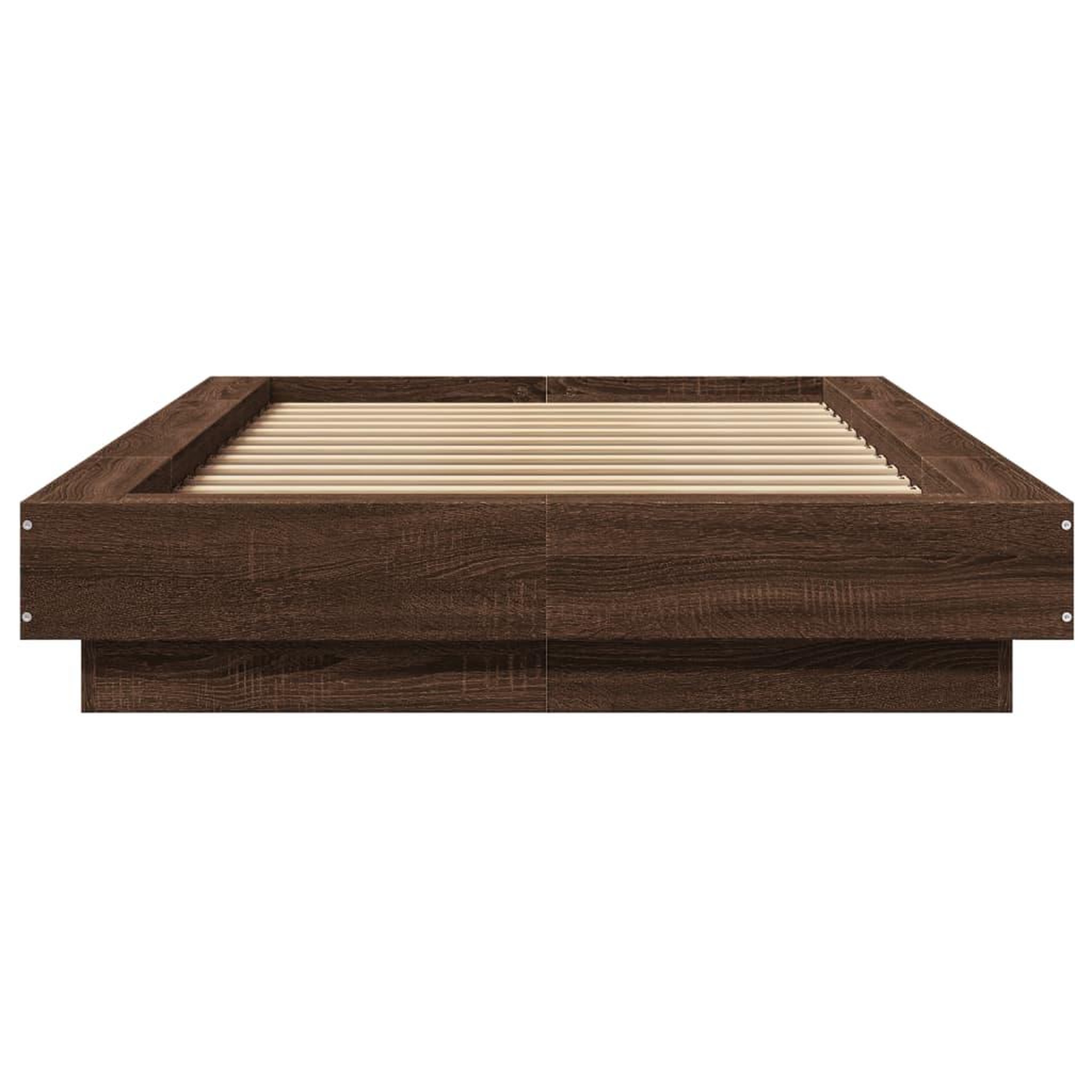 Voir la diapositive 5 : VIDAXL Cadre de lit avec lumieres LED sans matelas 90x200 cm