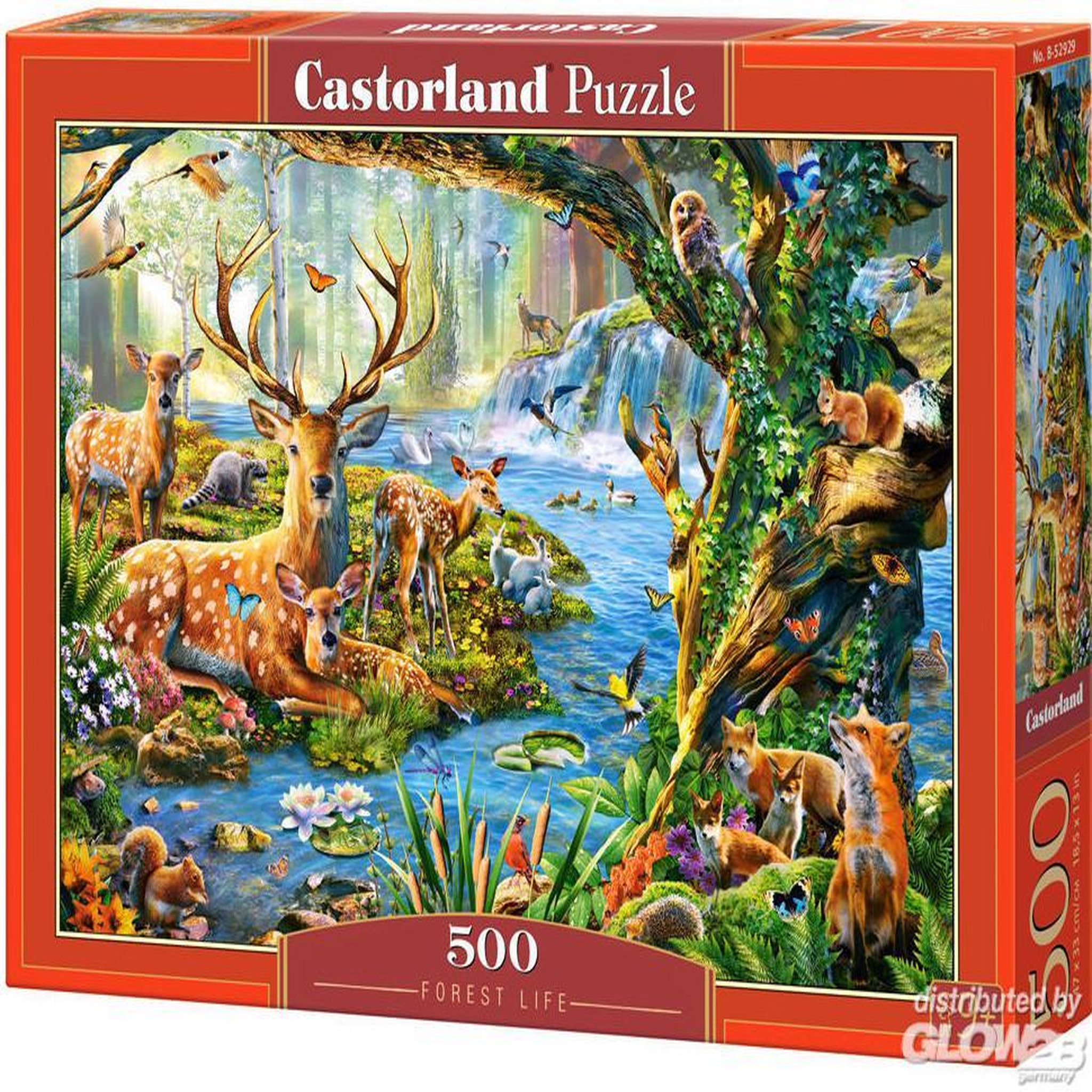 Voir la diapositive 3 : Castorland Puzzle 500 pièces : la vie de la forêt