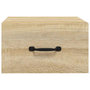 Voir la diapositive 5 : VIDAXL Table de chevet murale Chêne sonoma 35x35x20 cm
