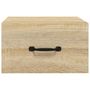Voir la diapositive 5 : VIDAXL Table de chevet murale Chêne sonoma 35x35x20 cm