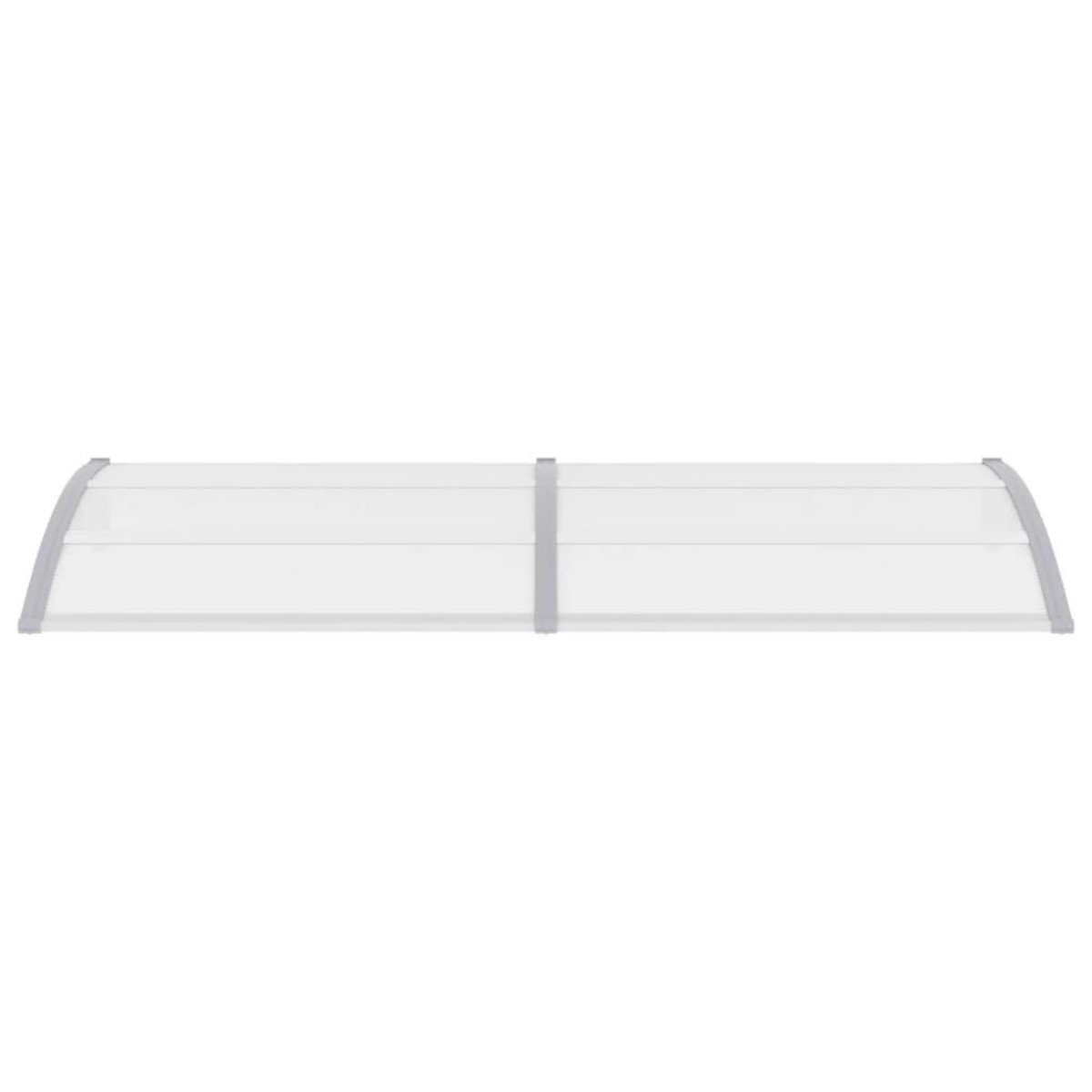 VIDAXL Auvent de porte Gris 240x100 cm Polycarbonate
