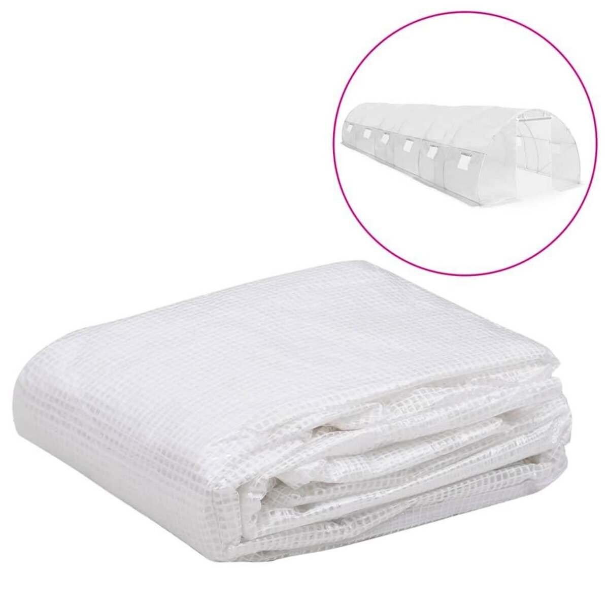 VIDAXL Couverture de remplacement de serre (27 m^2) 3x9x2 m Transparent