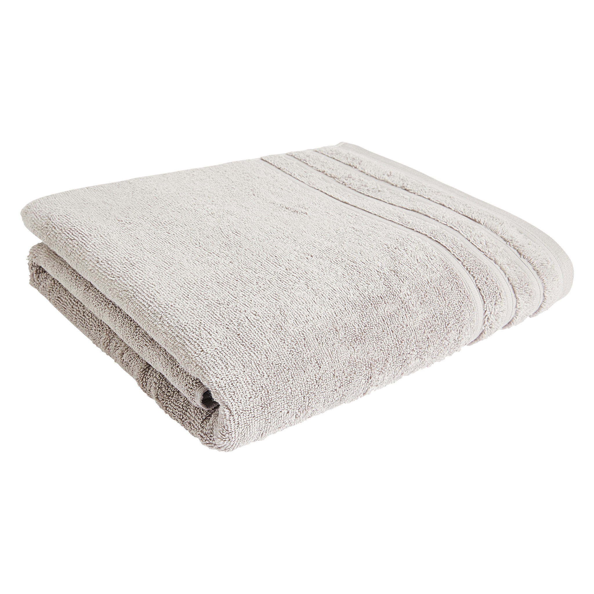 Voir la diapositive 1 : ACTUEL  Serviette de toilette unie en coton bouclé 500 gr/m2