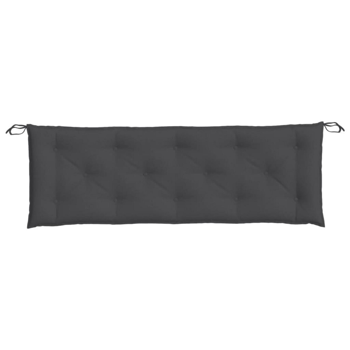 VIDAXL Coussin de banc de jardin anthracite melange 150x50x7 cm tissu